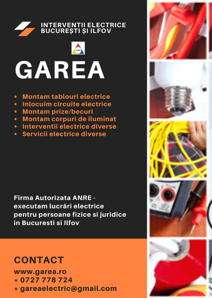 Garea, Electrician Autorizat Bucuresti si Ilfov